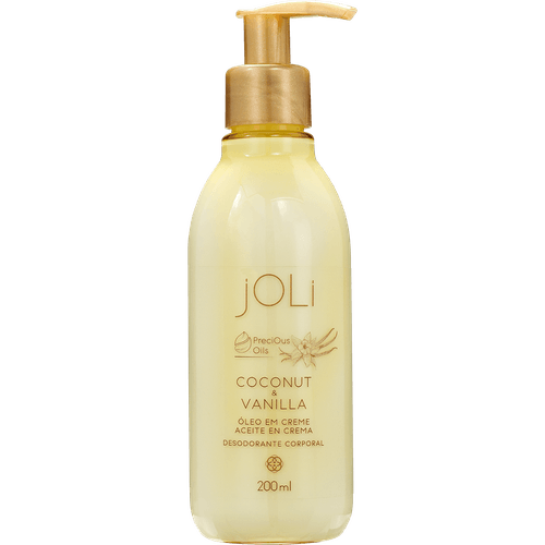 Óleo em Creme Joli Vanilla e Coco 200ml